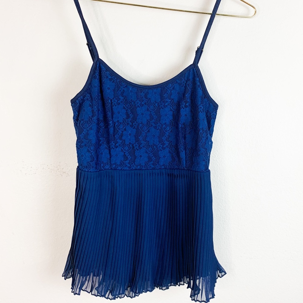 Tulle Blouse Pleated Top